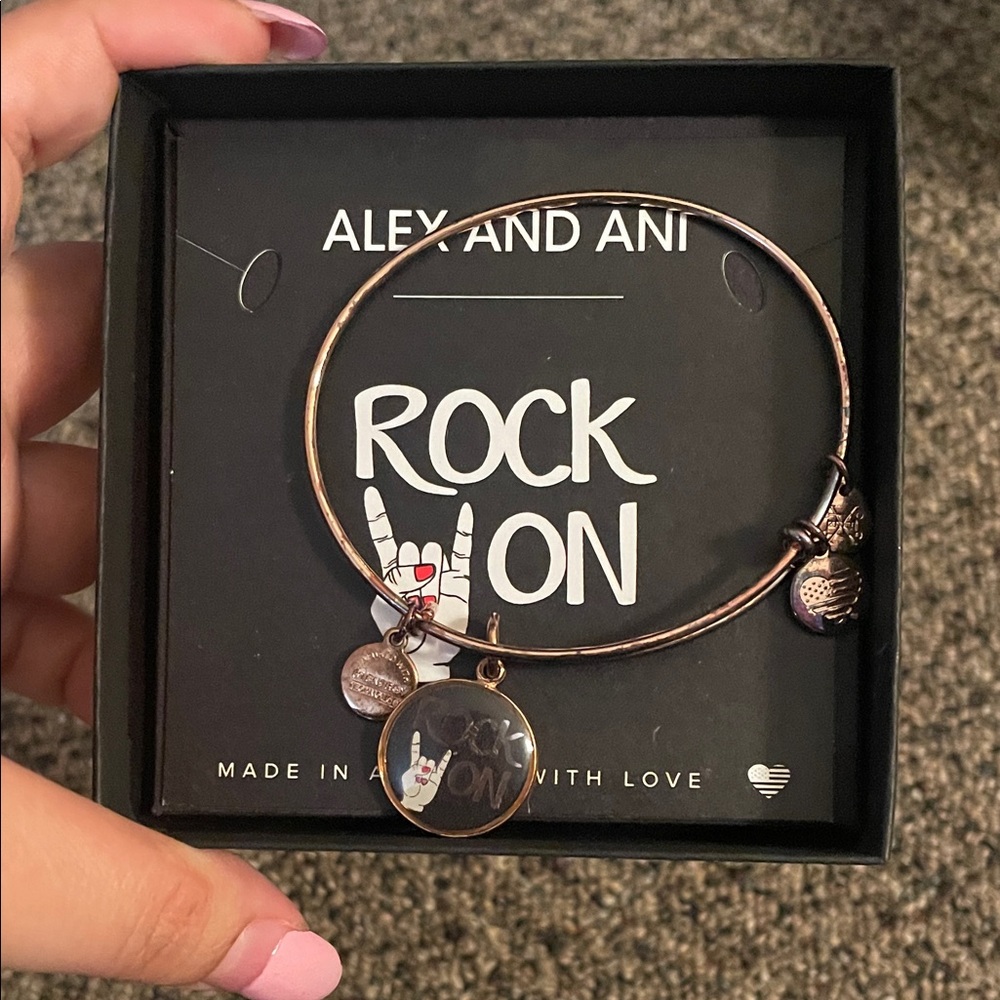 Alex and Ani Rock On Charm Bracelet